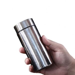 Mini Taza de Titanio Puro Compacta, Ligera y Portátil, Botella de Agua Aislada de Titanio de Pequeña Capacidad para Regalos de Oficina - Product Image 5