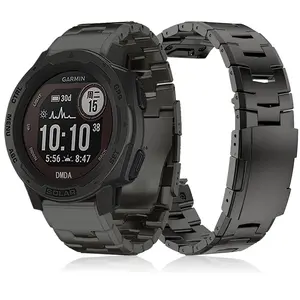 Sortie d'usine 22mm 26mm bracelet de montre en alliage de titane bracelets de rechange pour Garmin Fenix 5 6 7