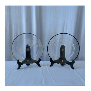 Royal Dinning-placas de carga de plástico plateado, de lujo - Product Image 4