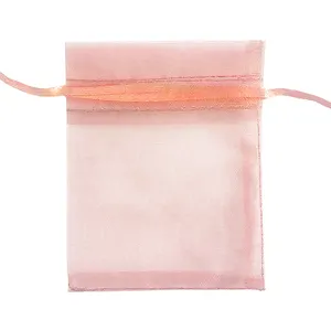 Organza Bag Drawstring Organza Gift Bags/organza Pouch Recyclable Screen Printing Jewelry Pouch With Logo