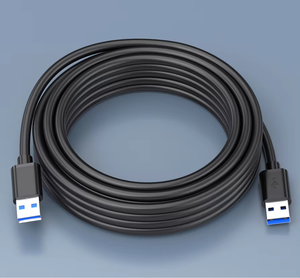 สายเคเบิล USB3.0 แบบ A-Male to A-Male ความเร็วสูง สีดำ รองรับการถ่ายโอนข้อมูล SuperSpeed 5Gbps พร้อมหัวต่อชุบทอง - Product Image 2