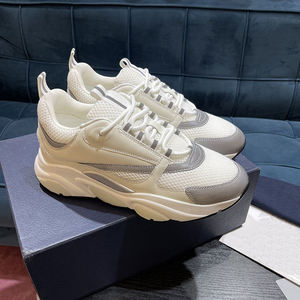 <span class=keywords><strong>Sneakers</strong></span> Chunky B22 B25 B30 alla Moda 2025, Scarpe Casual Traspiranti in Vera Pelle con Rete, Stile da Passeggio - Product Image 1
