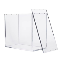 Boîte de présentation en acrylique pour cartes à collectionner, personnalisée, transparente, avec protection UV, magnétique, pour booster box Elite Trainer (ETB)