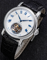 Montres automatiques mécaniques de luxe de type tourbillon, en acier, pour hommes d'affaires, conçues sur mesure par l'usine, pour la marque des clients