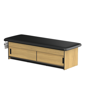 Lit d'<span class=keywords><strong>examen</strong></span> pédiatrique pour hôpital Clinic4-0Y01LH avec 4 portes coulissantes, <span class=keywords><strong>table</strong></span> d'<span class=keywords><strong>examen</strong></span> pour enfants en bois, fonctionnement manuel - Product Image 5