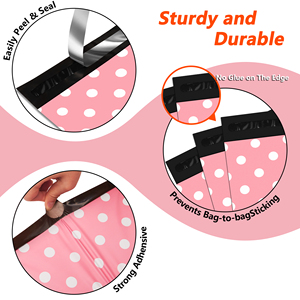 ถุงไปรษณีย์โพลีเมอร์เป็นมิตรกับสิ่งแวดล้อมสำหรับจัดส่งเสื้อผ้า-ถุงไปรษณีย์กันน้ำรีไซเคิลได้สั่งซื้อจำนวนมากพร้อมตัวอย่างฟรี - Product Image 3