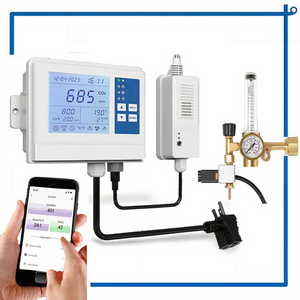 Controlador Inteligente de CO2 Tuya con Sensor de Dióxido de Carbono, Fotocélula para Invernadero con Control Automático Día y Noche, Válvula de Ventilador, Sensor NDIR Dividido 1600Pro - Product Image 3