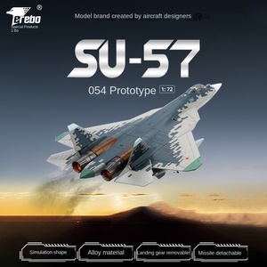 Terbo 1:72 <span class=keywords><strong>Su</strong></span> 57โมเดลสำเร็จรูป <span class=keywords><strong>T50</strong></span>เครื่องบินรบรัสเซียในกล่องแสดงงานอดิเรกอัลลอย - Product Image 4