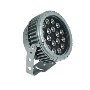 Die-Casting Cangkang Aluminium Tahan Air IP65 Komersial Bulat LED Spot Lampu 18W