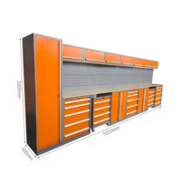 Armoires à outils modulaires robustes pour garage, en acier laminé à froid, capacité de charge de 500 kg, finition en poudre époxy, verrouillage à 3 points