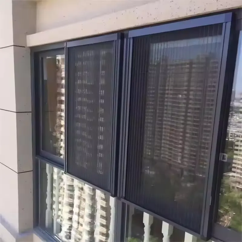 Tela de alumínio para janela mosca mosquiteiro anti-insetos à prova de som de alta qualidade por atacado
