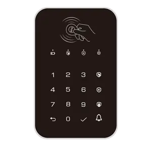 Staniot 433 백만헤르쯔 무선 터치 키보드 RFID 카드 암 또는 해제 암호 키패드 홈 보안 경보 지원 Tuya 스마트 시스템