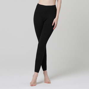 Leggings en <span class=keywords><strong>laine</strong></span> <span class=keywords><strong>pure</strong></span> épaisse Qiaoyatou 100% pour femmes, <span class=keywords><strong>pantalon</strong></span> thermique à taille haute en <span class=keywords><strong>laine</strong></span> pour hommes, automne-hiver - Product Image 6