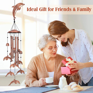 Écoutez la mélodie de l'océan Des carillons éoliens en métal exquis apportent tranquillité et élégance à votre jardin - Product Image 5