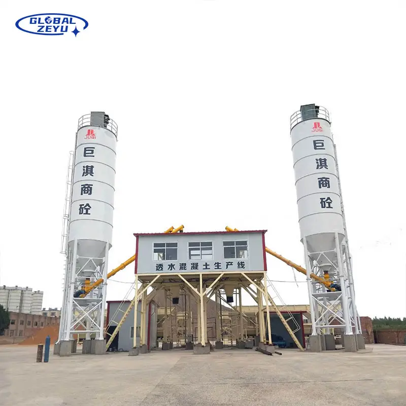 Factory Fully Automatic Electric Concrete Batching Plant HZS60 Pre Mixed Concrete Mixing Plant 25 60 90 120 Cubic Meters/Hour