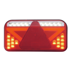 ECE Offroad Xếp Ánh Sáng Tam Giác Phản Xạ Chỉ Số Đèn Cho Máy Kéo Phía Sau Đuôi Ánh Sáng Cho Xe Tải Trailer Các Nhà Lữ Hành - Product Image 1