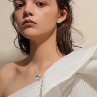 Collier Médaillon Photo Arbre de Vie en Argent 925 en Gros, Incrustation Personnalisée d'Abalone Irisé, Bijoux Fins pour Femme