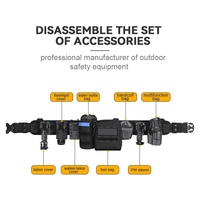 Ceinture tactique utilitaire personnalisée Artex Wholesale avec boucle en plastique, ceinture tactique en nylon de haute qualité, ceinture de sécurité pour les forces de l'ordre