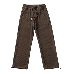 Nuovi Pantaloni da Uomo in <span class=keywords><strong>Velluto</strong></span> a Coste con Logo Personalizzato, Caldi, Lavorati a Maglia, Larghi, Dritti, Spessi e Comodi per l'Autunno e l'Inverno, Stile Streetwear - Product Image 4
