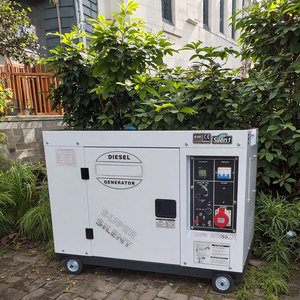 Portable 7 kw Diesel Generator Super Silent 1500rpm ATS Durable Open Frame Remote Start 110V/220V/380V 50/60Hz Air Cooled <b>23A</b> - Product Image 3