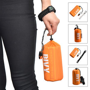 ポータブル<span class=keywords><strong>2</strong></span>人用防水緊急テント屋外ハイキング & キャンプ用サバイバルシェルターアルミポール付き自動機能 - Product Image 3