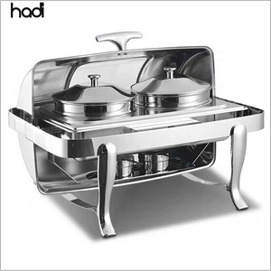 Hadi 6L วางบนจานหมุนด้านบนเป็นสแตนเลสสตีลสีทอง, ที่วางซุปจานอุ่นน้ำซุปสำหรับใช้ในโรงแรม - Product Image 3