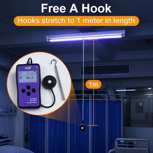 LS126C Portable UVC <b>Light</b> Meter for UV Sterilization Lamp Intensity Monitoring and <b>Wireless</b> Data Analysis - Product Image 2