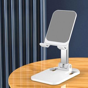 Custom Metal <b>Adjustable</b> Cell Phone Stand for <b>Desk</b> Folding Mobile Holder with UV Printing <b>Height</b> Angle <b>Adjustable</b> Phone Dock - Product Image 2