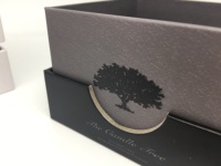 Cajas de Regalo de Cartón Rígido de Dos Piezas, Vacías, de Lujo, con Logotipo Personalizado, para Velas Aromáticas