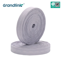 Noir Bouton Trou Tricot Tressé Bande Élastique Stretch Bobine Plat Ceinture Élastique 1 Pouce X 10 Yard Rouleau Bobine Perruques Autre Sangle