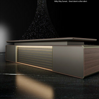 Chaise de bureau de direction modulaire, style simple et moderne, grand format, pour mobilier de direction, villa et maison, bureau de PDG, de président et de directeur