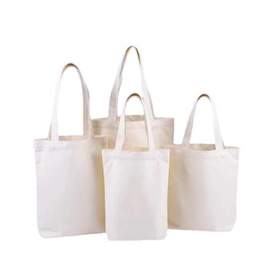 TG Hot Sale Custom Printed Logo Fashion Canvas Customized Shape Shopping Tote Bag Recyclable Plain for Promotions