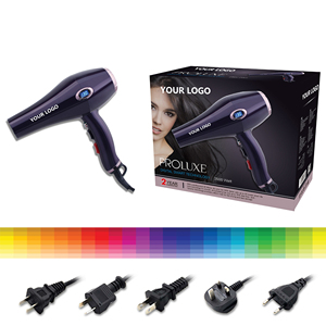 Sèche-cheveux numérique MAC Styler Proluxe violet 2500W avec écran LED, contrôle de température à 3 vitesses, outil essentiel pour un brushing de salon - Product Image 4