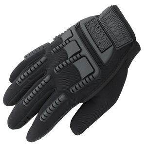 Guantes de trabajo DFG1101 deportivos verde, negro, caqui, camuflaje MC CP, para técnicos, para exteriores, con material de silicona antideslizante. - Product Image 2