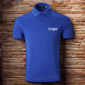 Neues Paar Polo-T-Shirt XL-Größe einfarbiges Design atmungsaktiv anti-Ausfall-Späne Stoff attraktive Farbkombination Logodruck