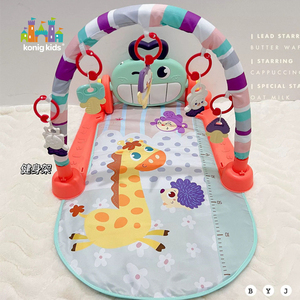 Tapis de jeu pour bébé en coton, tapis de jeu musical, tapis de ramper, <span class=keywords><strong>jouet</strong></span> éducatif non toxique pour bébés - Product Image 4