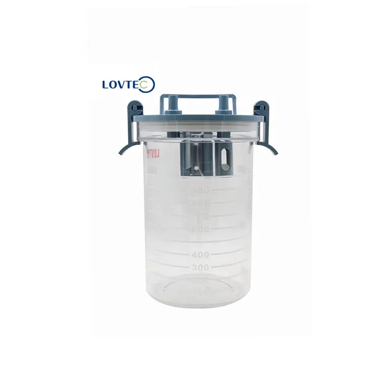1L Saugglas-Vakuum flasche für Saug regler Medizinische Geräte Chinesischer Hersteller Maschinen