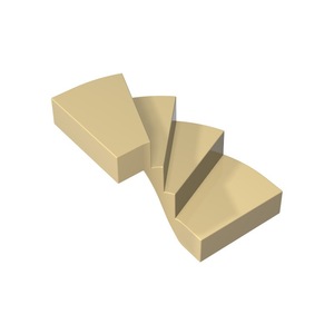 สำหรับ 28466 ชิ้นส่วนบล็อกต่อรูปบันไดโค้ง 90 องศา ขนาด 6x6x4 ซม. ใช้ร่วมกันได้ เหมาะสำหรับเด็กอายุ 8-13 ปี ชุดของเล่นเสริมพัฒนาการสำหรับเด็กผู้ชายและเด็กผู้หญิง น้ำหนัก 1 กก. ผลิตจากพลาสติก ABS - Product Image 2