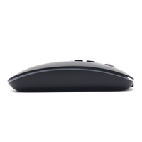 Mouse Gaming tanpa kabel, motif paten unik Ultra tipis dapat diisi ulang 2.4G nirkabel lampu LED RGB portabel Mouse PC Notebook