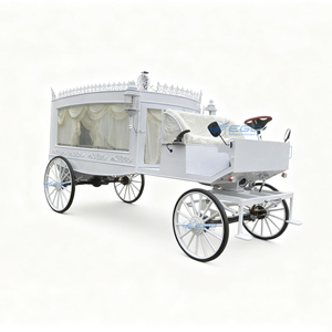 Véhicule funéraire électrique blanc classique haut de gamme, très demandé - Product Image 1