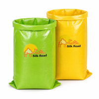 Sac tissé en PP EZ Open Tape avec poignée pour l'emballage d'engrais, d'aliments pour animaux et de riz - Utilisation agricole durable