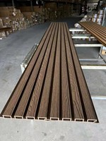 Großartige Wandpaneele WPC-Wandverkleidung Modern für Hintergründe Europäische Holz-Kunststoff-Verbundplatten für Außenbereich Wasserdicht