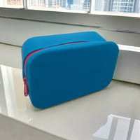 Silikon Umhängetaschen für Damen Wasserdichte Make-up Aufbewahrung organisator Tragbare Reise Umhängetasche Mode Clutch Kosmetik taschen