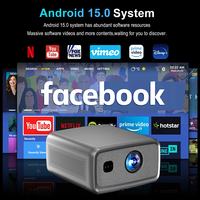MAX 350'' Écran 4K Vidéoprojecteur Cubelite Ultra Android 15 Projecteur LCD 4K Projecteur Cinéma Maison Vidéo Projecteur 4K