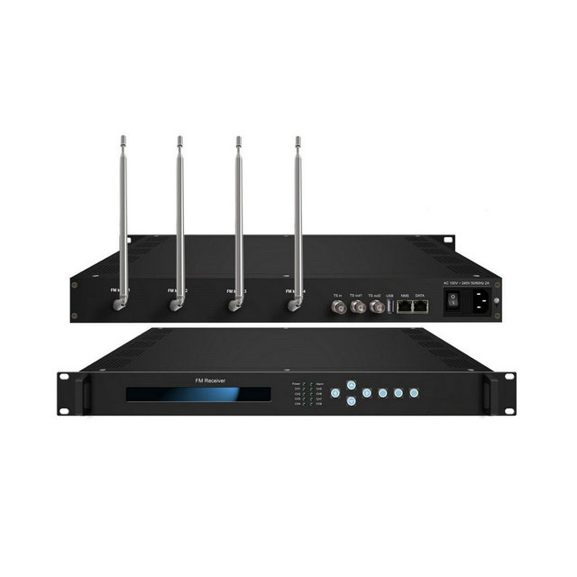 8IN1 FM to IP Receiver For Monitoring Radio Station Recognize Music