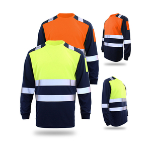Jessubond T-shirt respirant à séchage rapide avec bande réfléchissante à manches longues pour le printemps – Uniformes de sécurité pour les agents d'<span class=keywords><strong>assainissement</strong></span> - Product Image 6