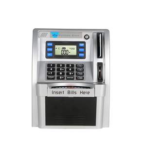 Máquina de Depósito de Dinero de Juguete para Niños, Simulación de <span class=keywords><strong>Cajero</strong></span> Automático, Multifuncional, Regalo de Navidad, <span class=keywords><strong>Banco</strong></span> de Juguete, Máquina de Depósito de Monedas - Product Image 6