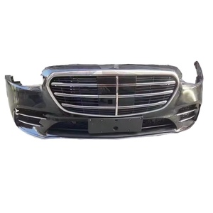 Haute qualité vente chaude W222 W221 W223 kit de carrosserie de pare-chocs avant ensemble de radiateur avec nez avant complet pour Mercedes Benz - Product Image 1