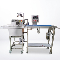 Machine commerciale automatique électrique pour la production de chocolat, lait et fruits, avec fonction de coulage et de recouvrement