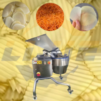 Machine de découpe centrifuge automatique Lijie 380V haute capacité 1000kg/h, nouvelle pour pommes de terre, ignames, manioc, et légumes à feuilles plates